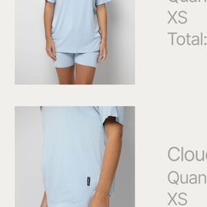 New Comfrt tee and shirt set XS